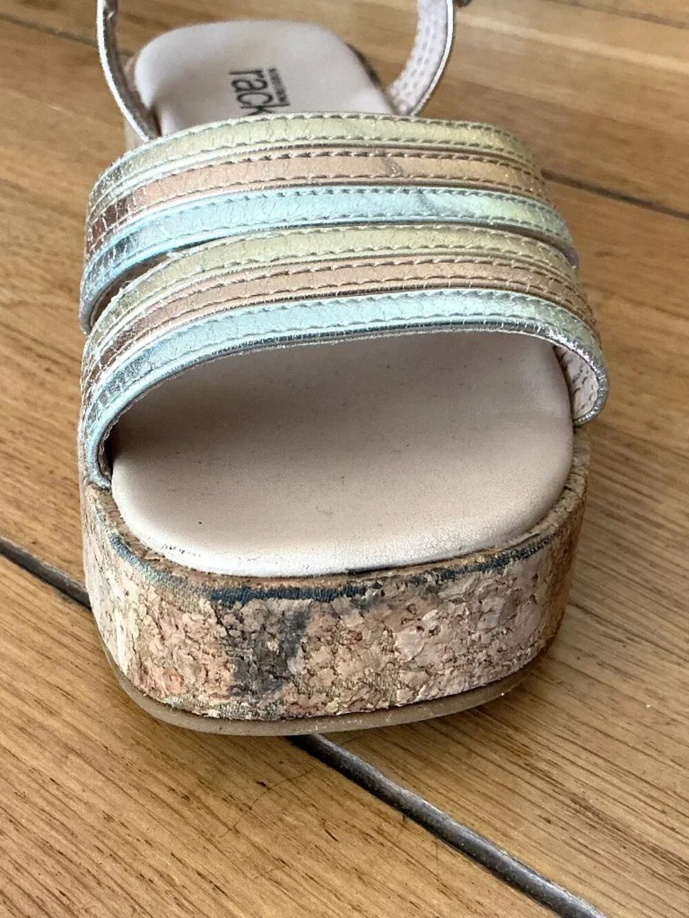 Nordstrom Rack Kids' Katherine Cork Platform Sandal / Size 1M